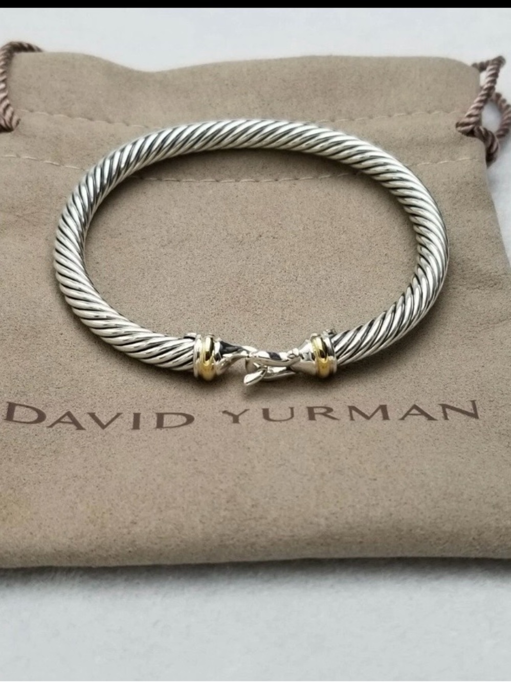 David Yurman Cable Buckle  Bracelet 5mm Small